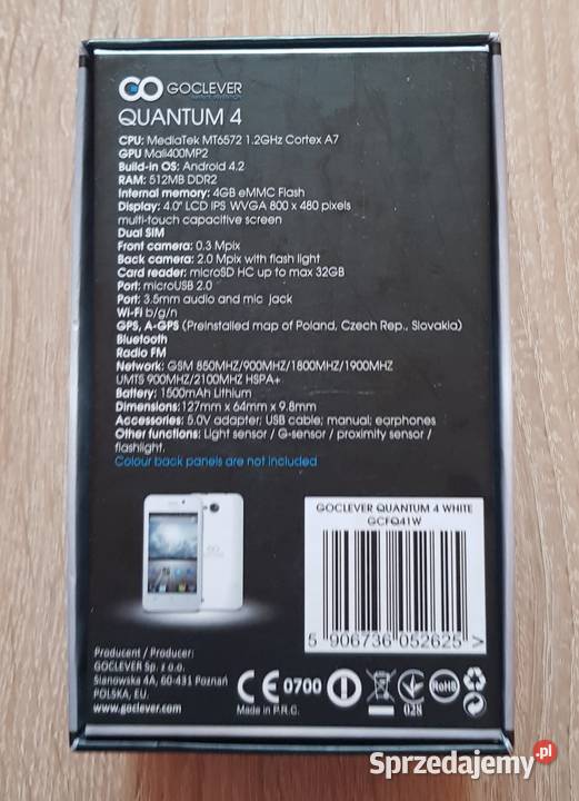 Telefon Goclever Quantum 4 stan B Janików sprzedam