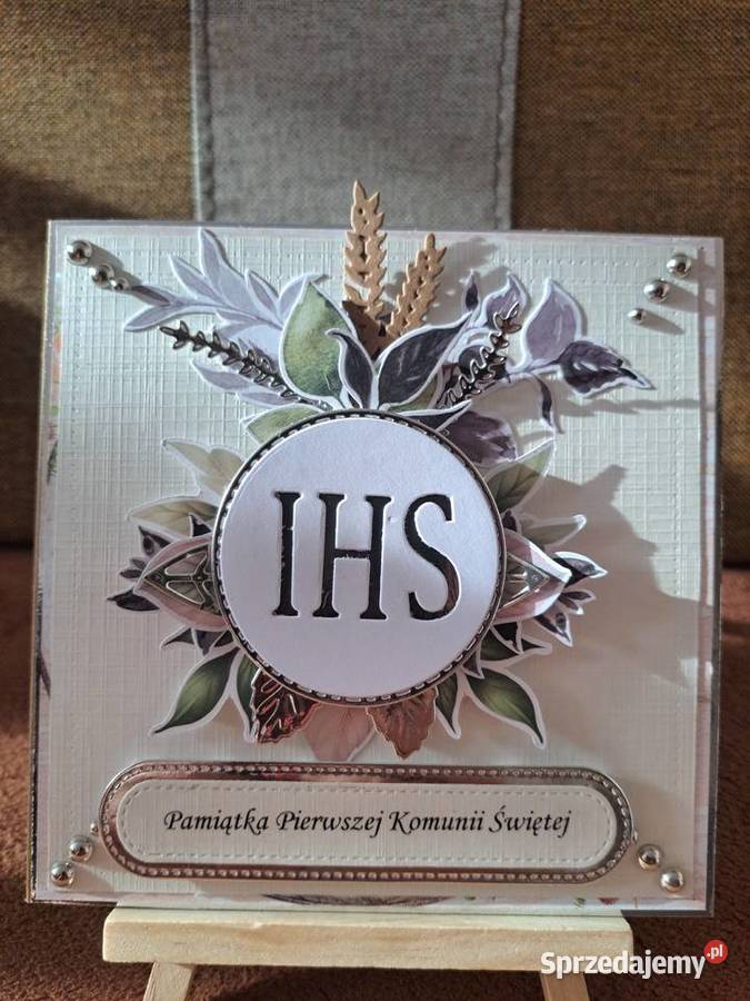 Kartka pamitka Komunia Święta Poddębice