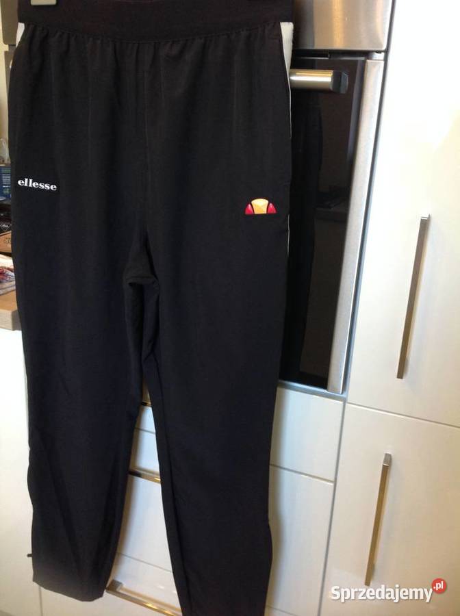 Spodnie Dresowe Męskie ELLESSE L Czarne NOWE lubuskie Nowa Sól