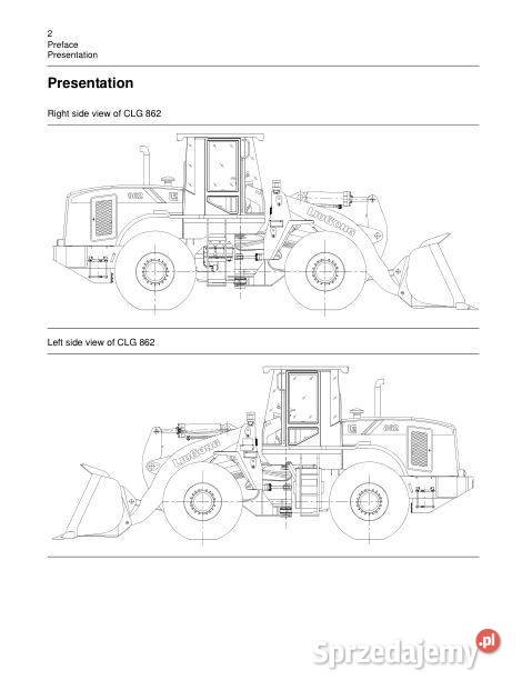 LiuGong CLG862 instrukcja obsługi DTR świętokrzyskie Kielce