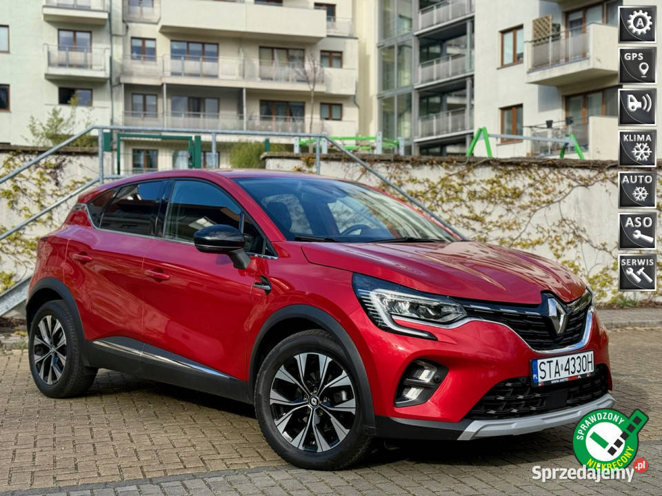 Renault Captur Salon Polska Faktura VAT 23 133 aluminiowe felgi śląskie Tarnowskie Góry sprzedam