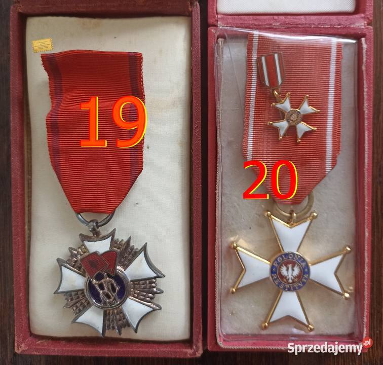 Medal Odznaenie Krzyż Orderu Odrodzenia Polski