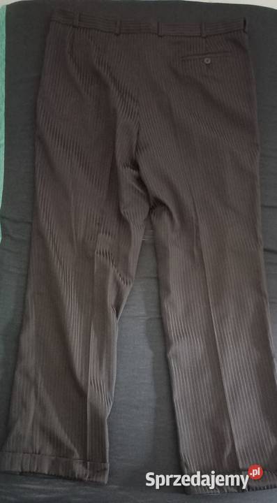 Garnitur męski czarny prążki Pozostałe Elbląg sprzedam