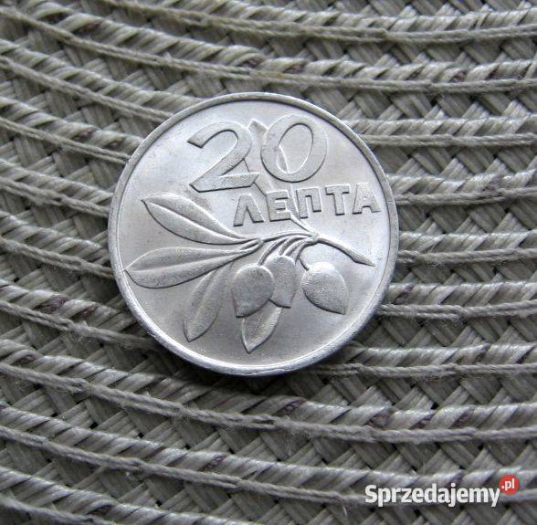 Grecja 20 Lept 1973r Konstantyn II Ładna Kalisz