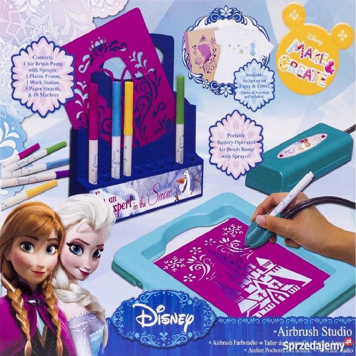 AIR BRUSH Spray do Malowania Frozen Kraina Lodu Mogilany