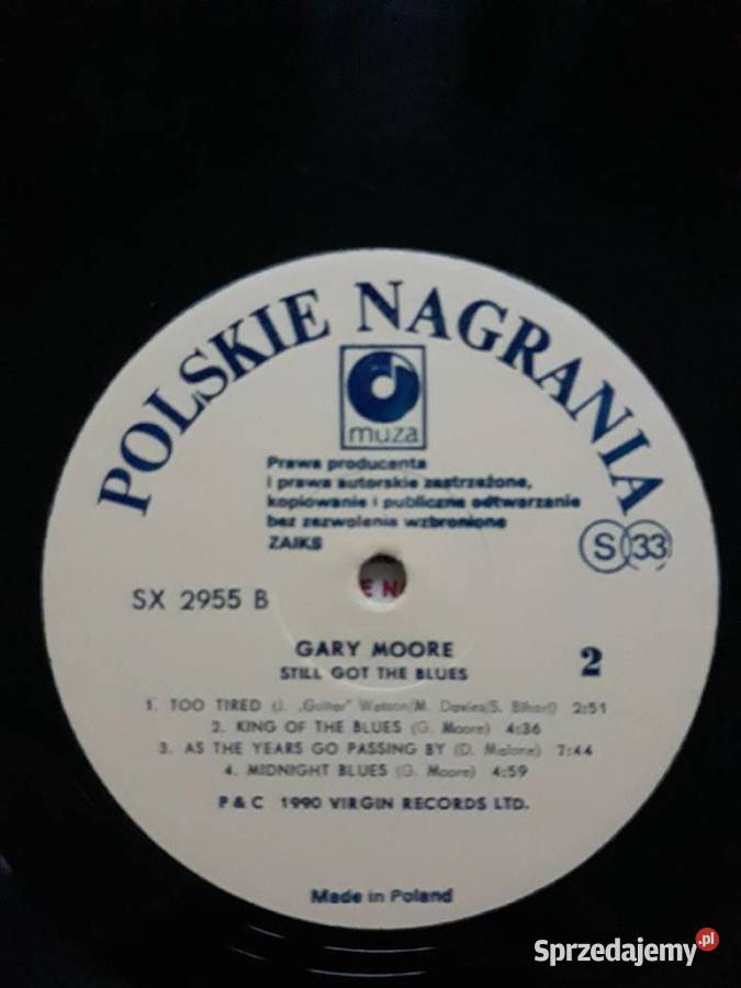 GARY MOORE Still Got The Blues 1990 Rzeszów sprzedam