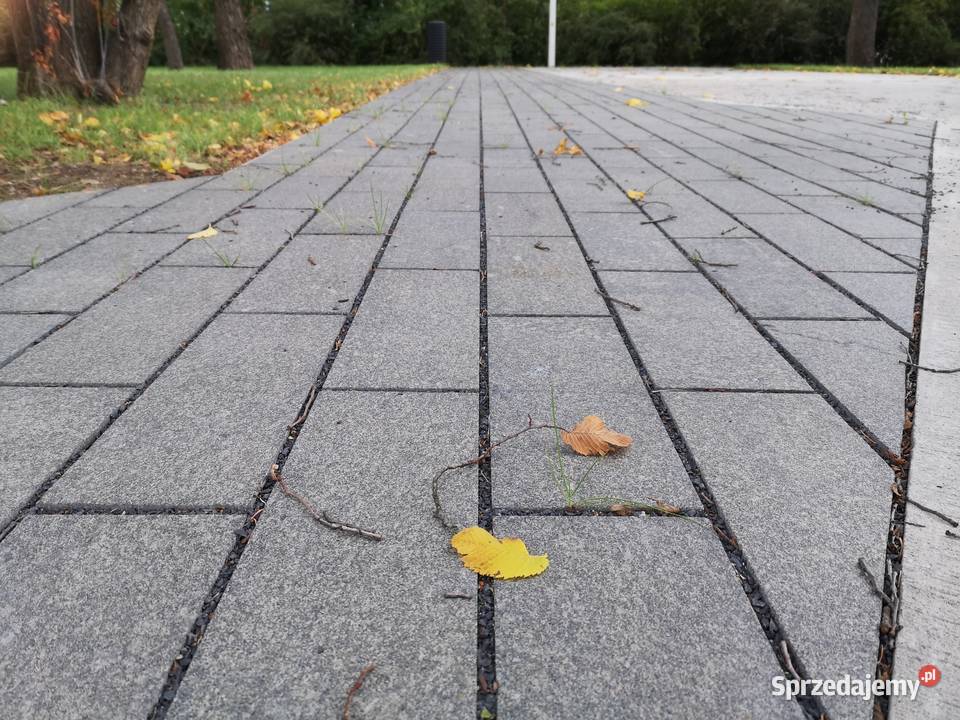 Kostka BRUKOWA GRANITOWA GABRO cięta na podjazdy Gdańsk
