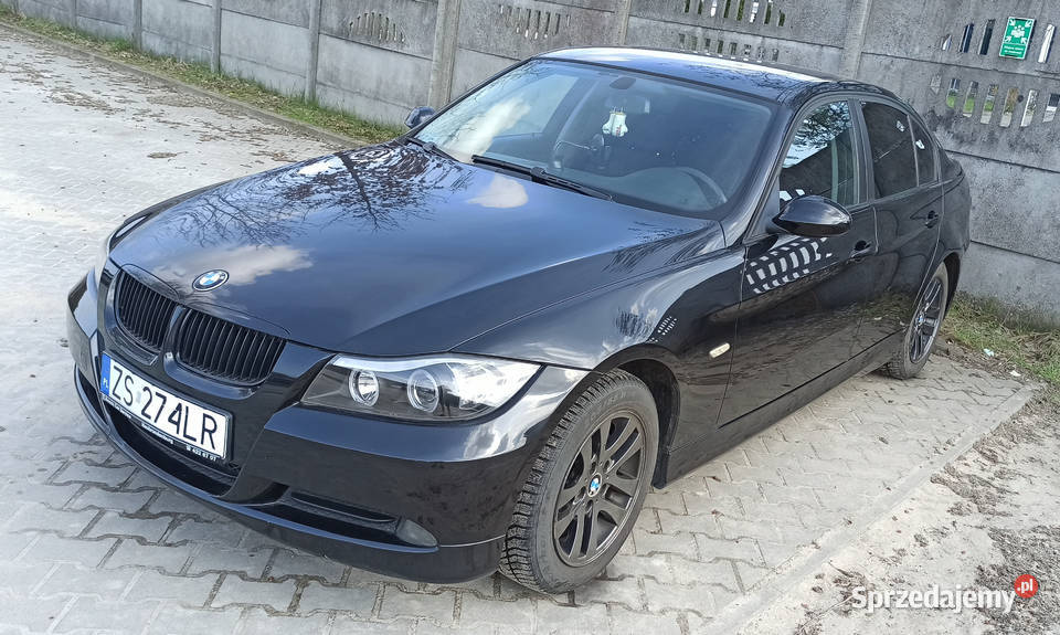 BMW 318i Seria E90 20 LPG Czarna Webasto bluetooth Szczecin