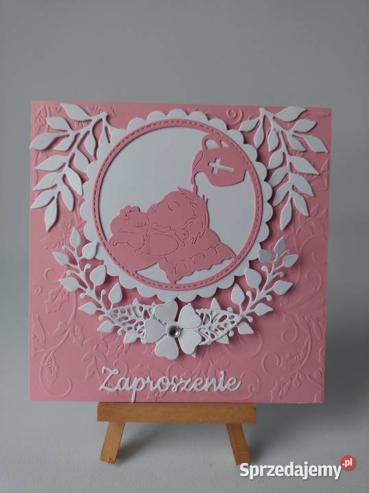 ZAPROSZENIA CHRZEST ŚWIĘTY DZIECKO NA PODUSZCE W wielkopolskie Poznań