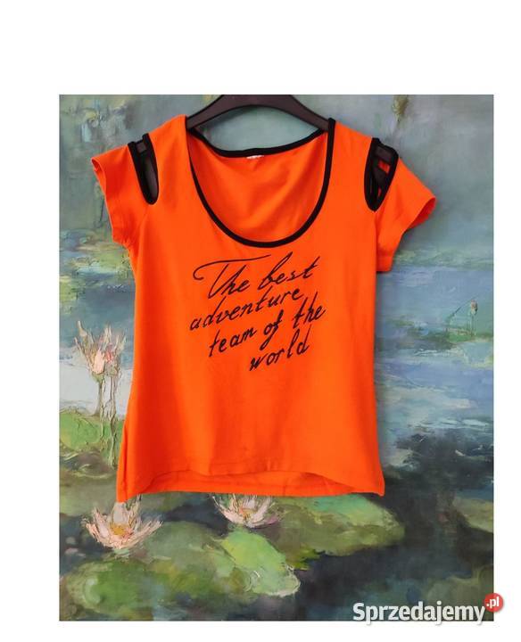 koszulka z wycięciami na ramionach top tshirt Kielce