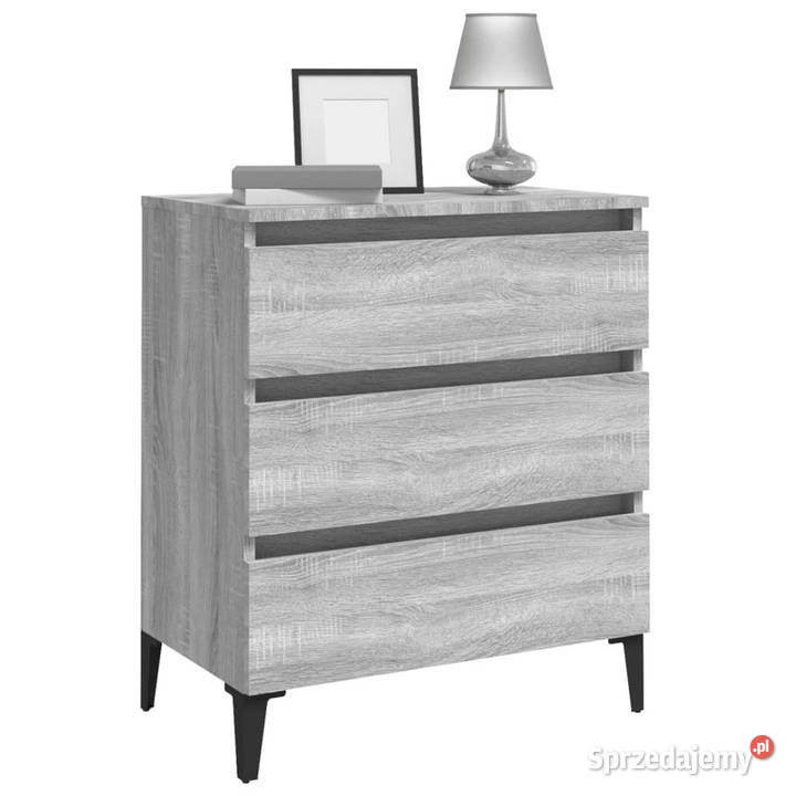 Komoda szary dąb sonoma 60x35x69 materiał Warszawa
