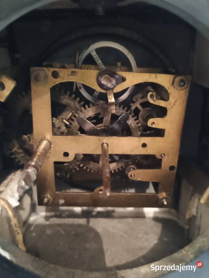 Kominkowy zegar marmurowy francuski podkarpackie Rzeszów