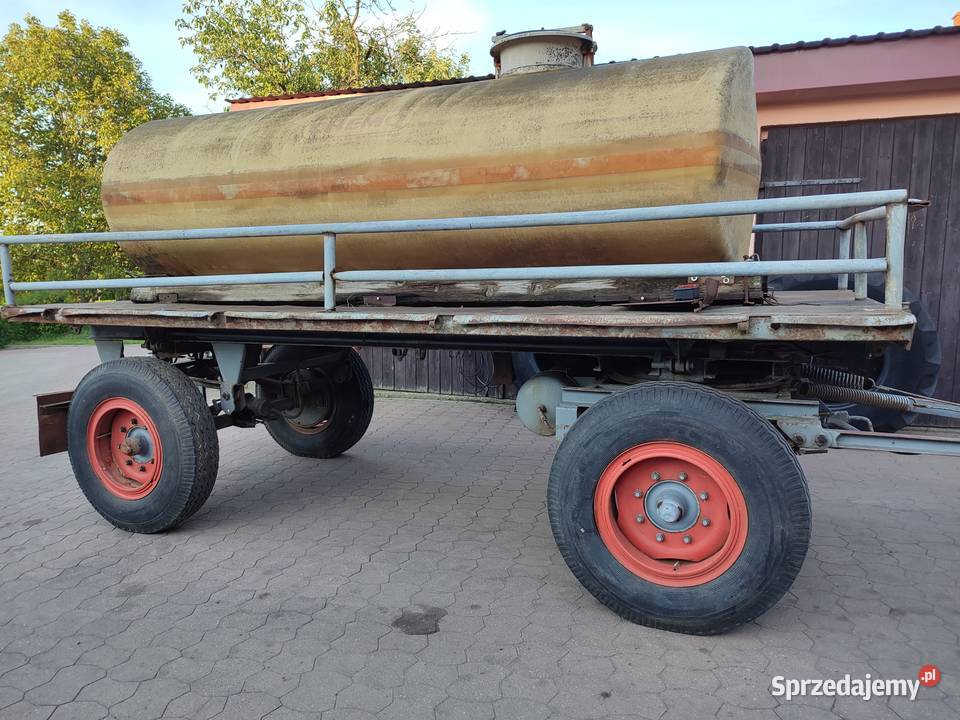 Przyczepa wywrotka beczka 4000 litrów hw hl 60 Ifa