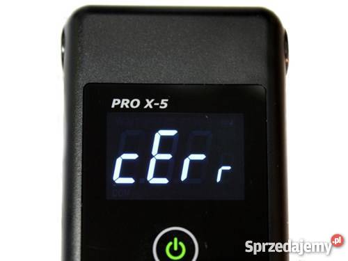 Odblokowanie alkomatu alcofind Pro X5 Plus Błąd Wrocław