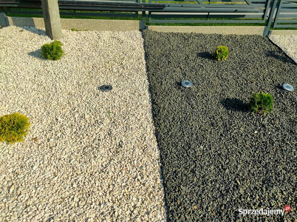 Grys kamień Biały Kremowy 816mm Ozdobny Podłoża Kraków sprzedam