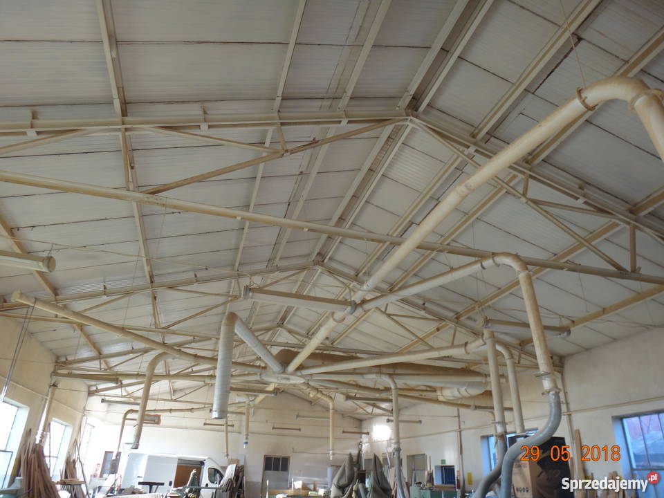 Wyciąg odciąg trocin zbiornik cyklon Ujazd