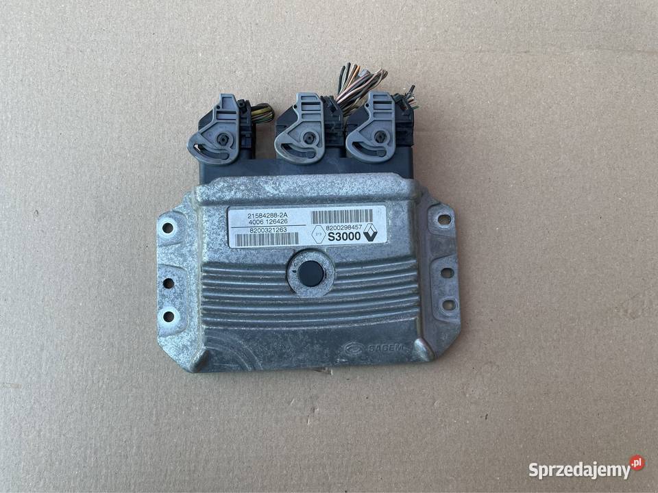 Renault scenic 2 II komputer silnika 8200298457 osobowe Szczecin