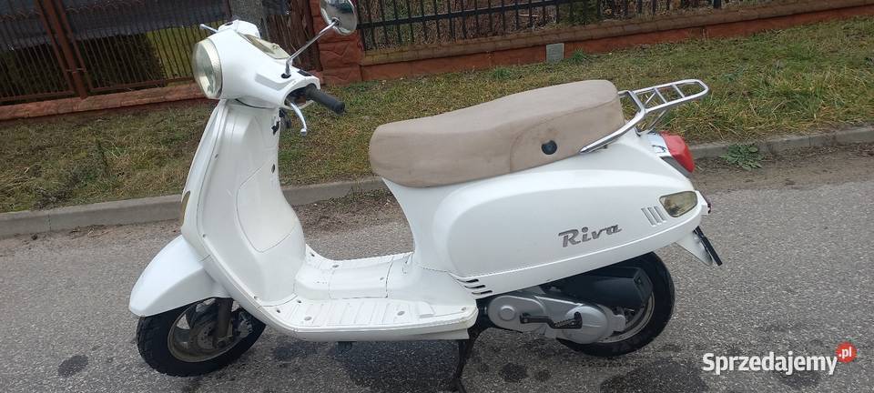 LA SURIS ładny biały kolor gażnik Vespa Zadbany Skaryszew