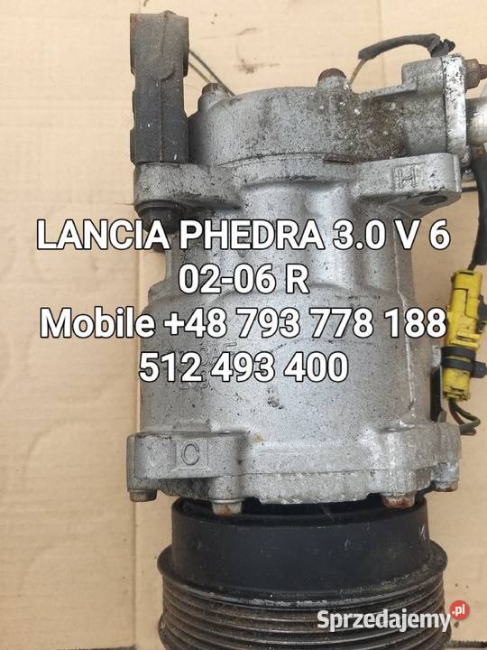 SPRĘŻARKA KLIMATYZACJI LANCIA PHEDRA 30 V 6 0206 Kawnice