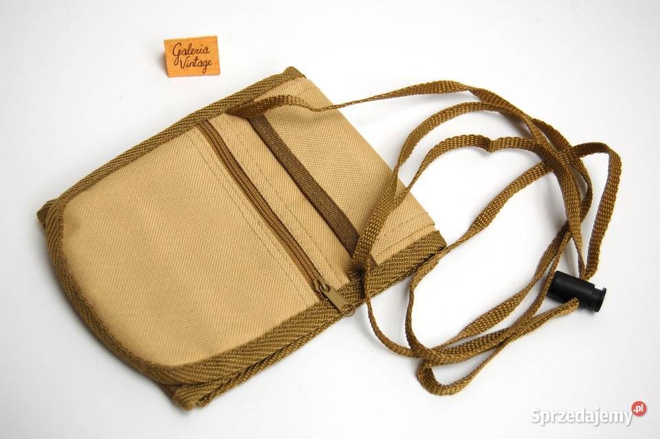 Portfel męska saszetka na ramię beż khaki 17cm Lublin