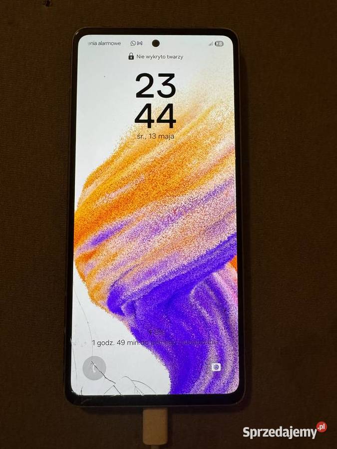 Samsung A53 5G 128GB Pęknięty lewy dolny róg