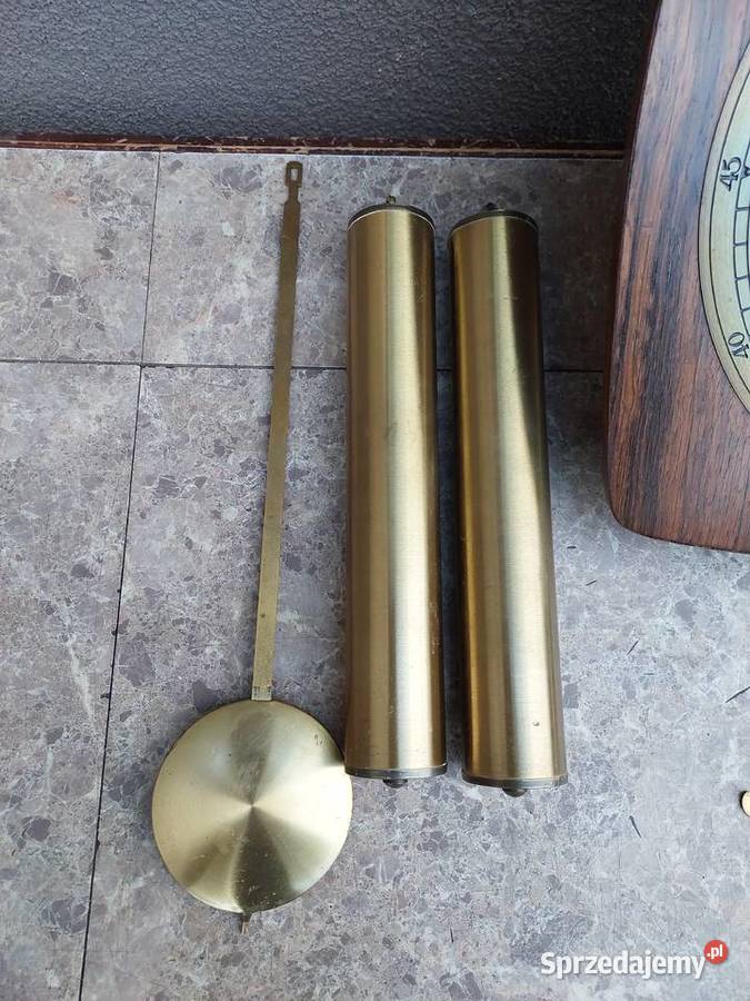 122 Stary zegar ścienny wagowy Brixon łańcuchowy brązowy pomorskie Tczew