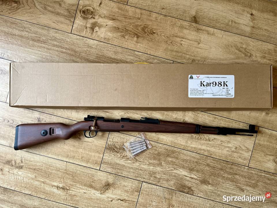 Replika ASG Kar98 Double Bell sprężynowy kolba z łódzkie
