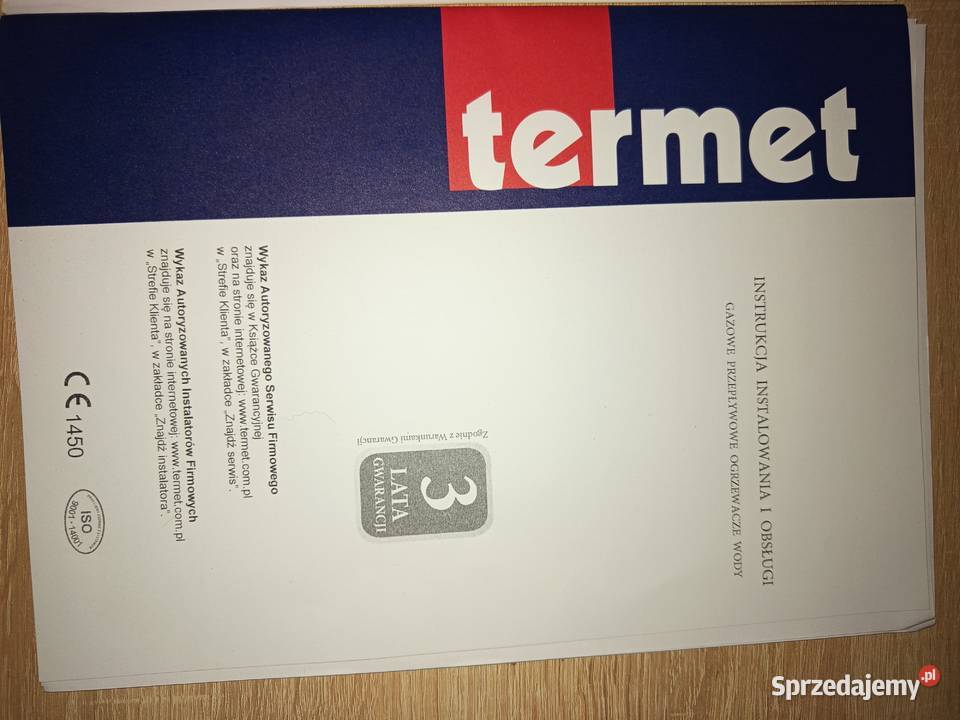 Piecyk gazowy do ogrzewania wody używany jeszcze Frydrychowice