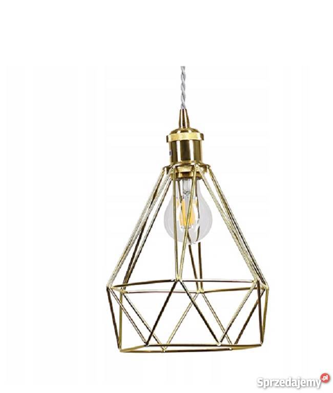 Lampa wisząca LOFT złota różowe złoto miedziana Białystok