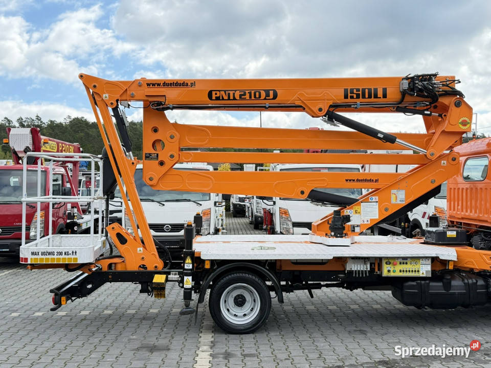 Nissan Cabstar Zwyżka Podnośnik Koszowy ISOLI immobilizer Widełki