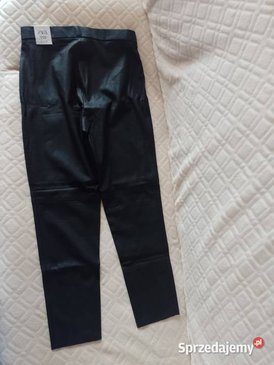 40L ZARA Skórzane spodnielegginsyrurki z Kraków