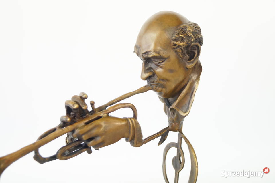 Figura z brązu rzeźba muzykant prezent Gizałki sprzedam