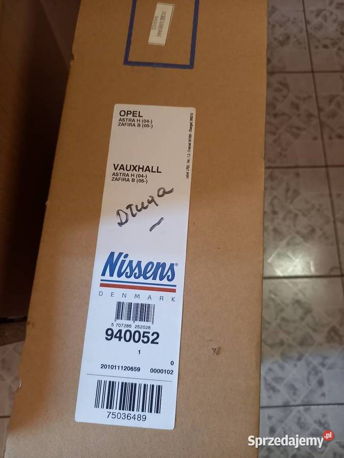 Nowa chłodnica klimatyzacji Opel Astra H Nissens Jasienica