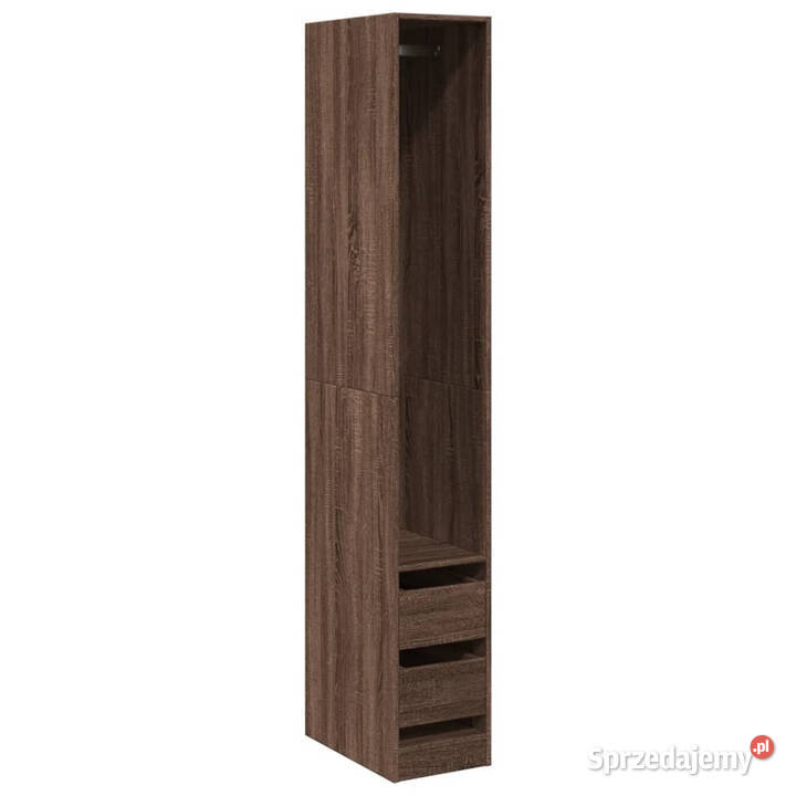 Szafa brązowy dąb 30x50x200 materiał mazowieckie sprzedam