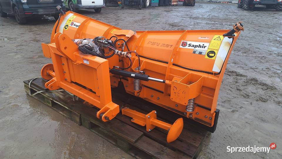 Pług śnieżny Saphir skosowany nowy nie używany