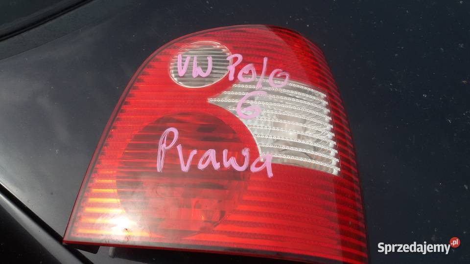 Lampa prawa tylna vw polo 9n lampy tylne Oświetlenie