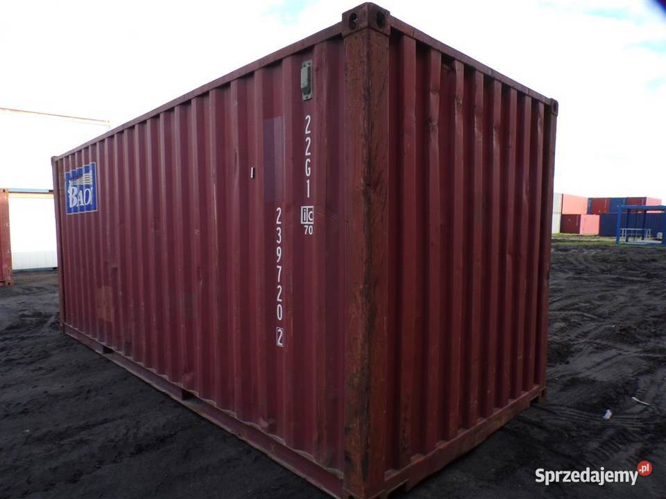 Kontener morski 20DV 6 metrowy transport HDS