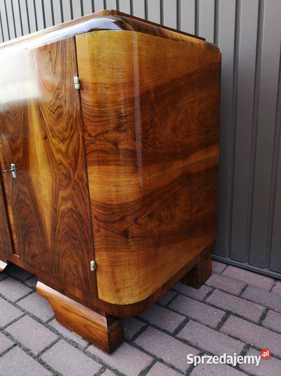 Komoda Pomocnik ARTDECO Orzech Stara Antyk Swarzędz