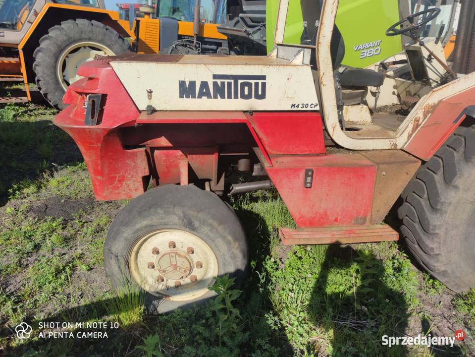 Wózek Widłowy Manitou M430 cp 4x4 Terenowy Mocny wielkopolskie Łobżenica