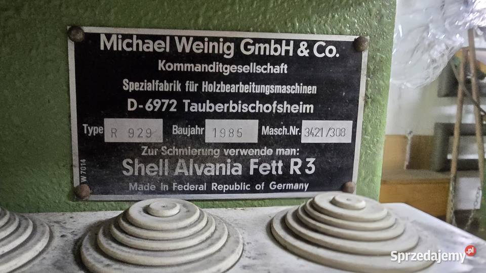 Ostrzałka do noży profilowych Weinig Rondamat sprzedam