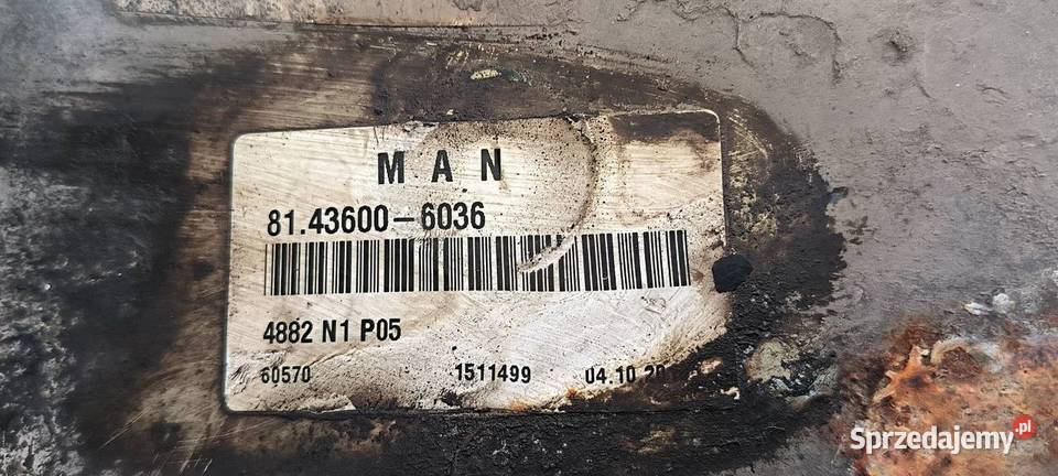 PODUSZKA TYŁ MAN TGX 18440 Części samochodowe kujawsko-pomorskie