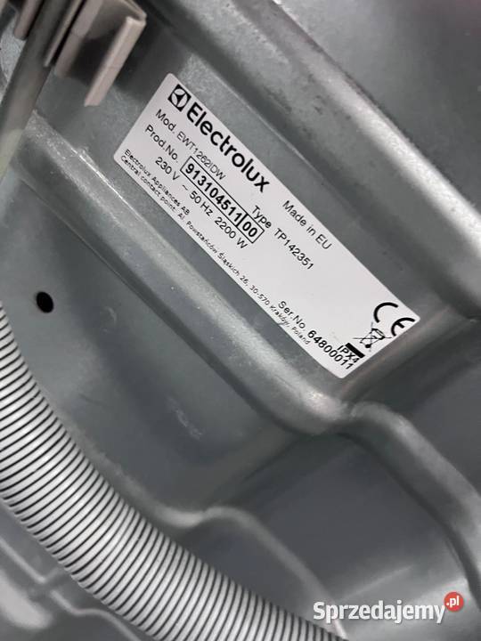 Pralka Electrolux EWT1262IDW 6 1200 obrmin Pozostałe mazowieckie sprzedam