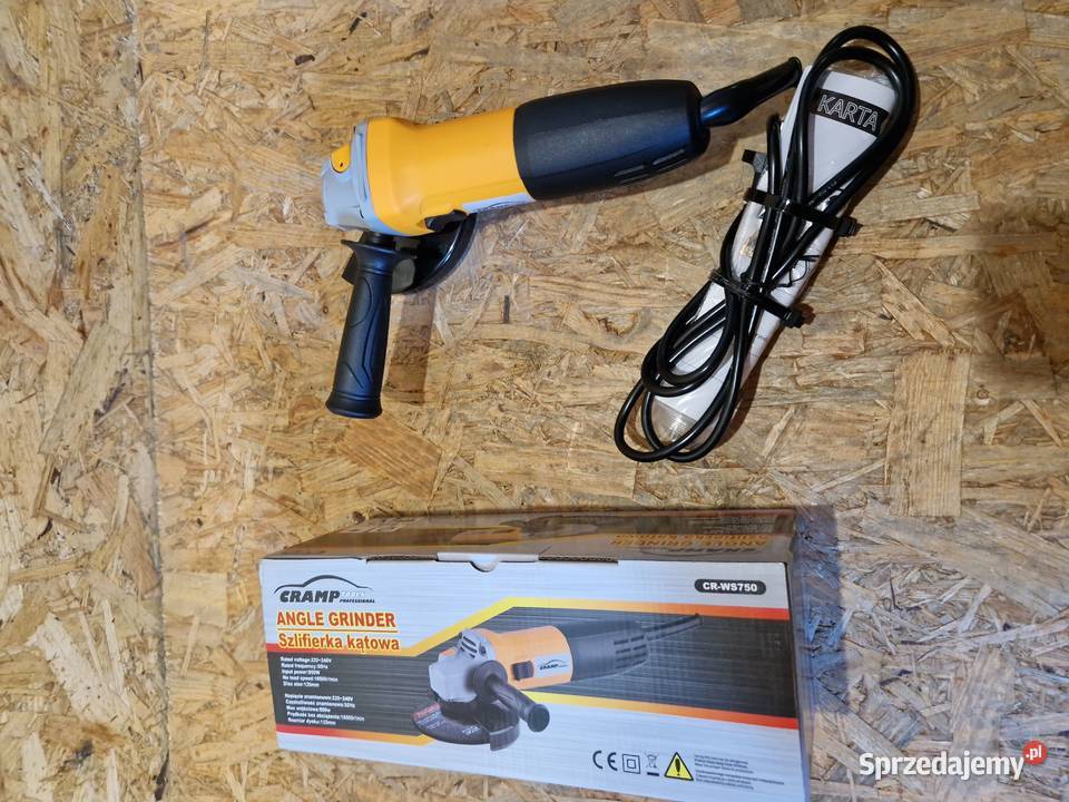CRAMP WS750 SZLIFIERKA KĄTOWA 950W 125MM Szlifierki do gipsu