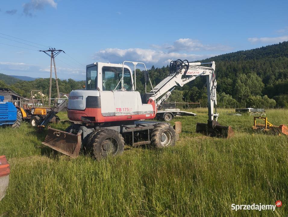 koparka kołowa takeuchi tb175W jcb volvo cat Sucha Beskidzka