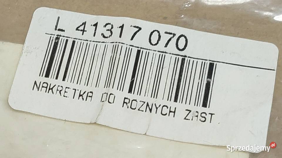 NAKRĘTKA GNIAZDO M6 OSŁON PEUGOT RENAULT IVECO osobowe Mielęcin
