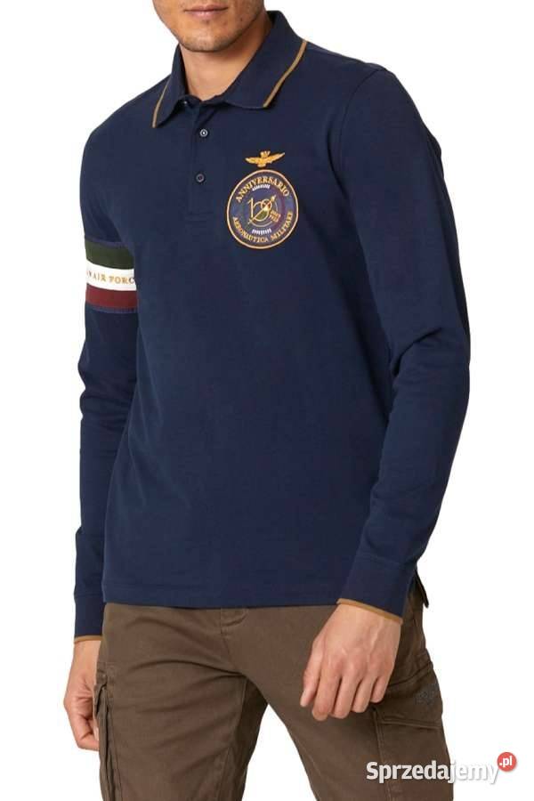 Aeronautica Militare Polo z długim rękawem Warszawa