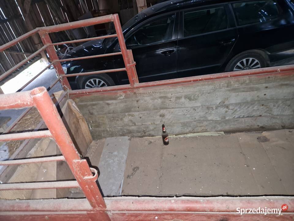 Dwukółka przyczepka rolnicza do przewozu Zakrzew