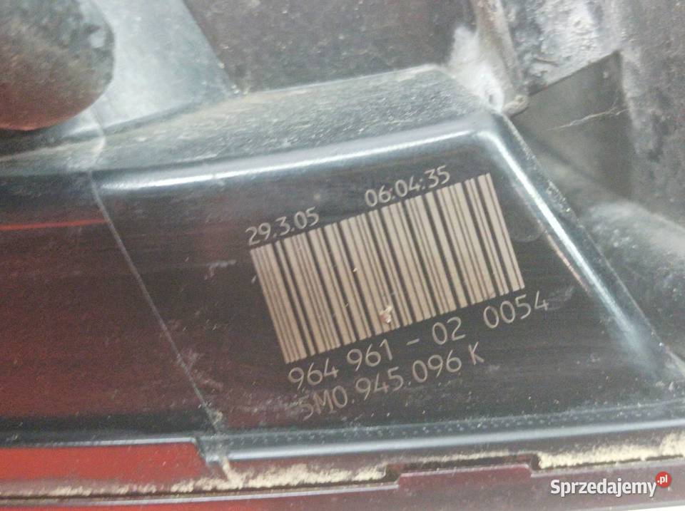 LAMPA TYŁ PRAWA EU LED PLUS 5M0945096K VW Lampy tylne