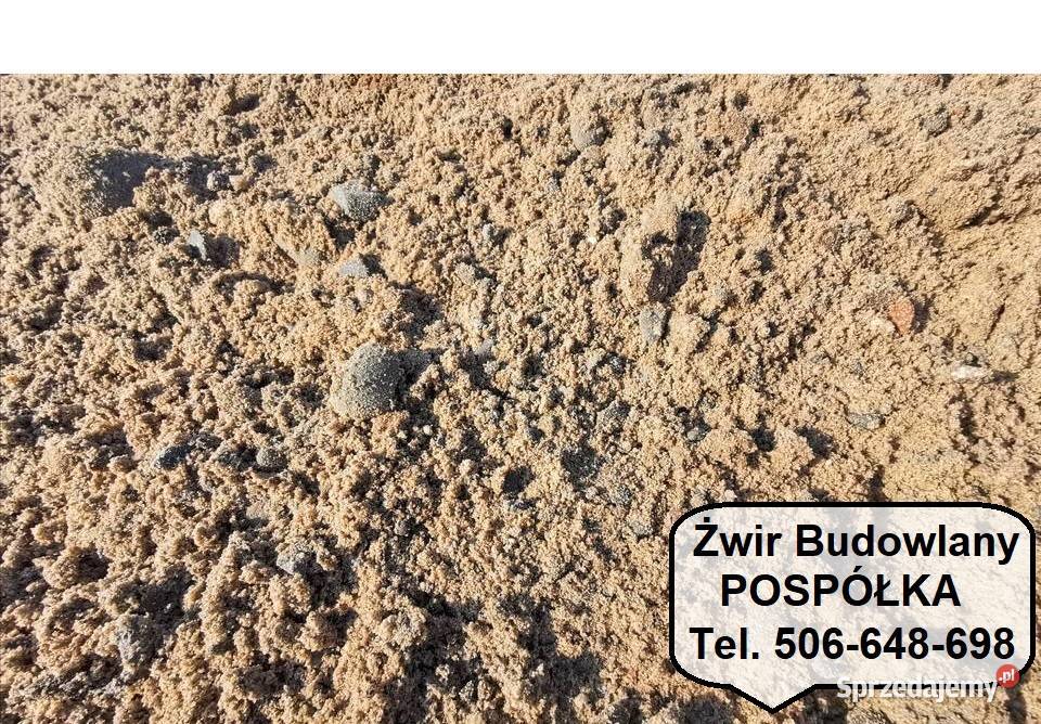 Żwir budowlany 032mm Pospółka Naturalny Piasek z Siemiatycze