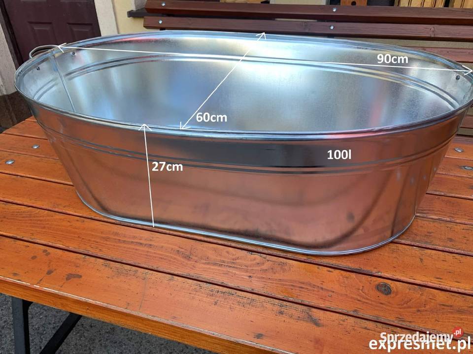 Wózek OGRODOWY z kastrą 65L POLSKI Taczka koło